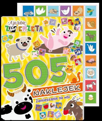 A ja lubię zwierzęta 505 naklejek część 1. Zamieszanie na wsi
