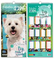 Kalendarz Planer Psy, pieski i psiaki  2026