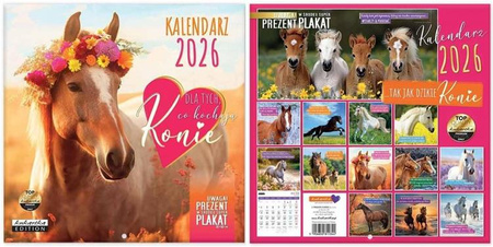 Kalendarz Classic Q KONIE 2026