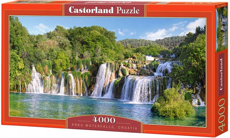 Puzzle 4000 Krka Waterfalls, Croatia