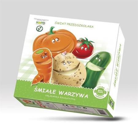Śmiałe warzywa - układanka JAWA GRY