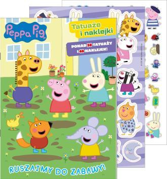 Świnka Peppa. Tatuaże i naklejki cz. 1. Ruszajmy do zabawy!