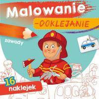 Malowanie-doklejanie. Zawody. Kolorowanka