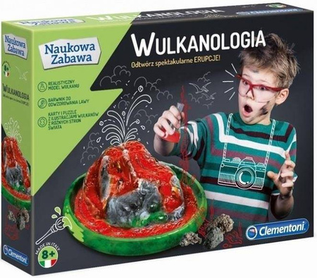 Wulkanologia Naukowa zabawa Clementoni