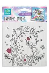 Zestaw do malowania Canvas Unicorn Kwiaty