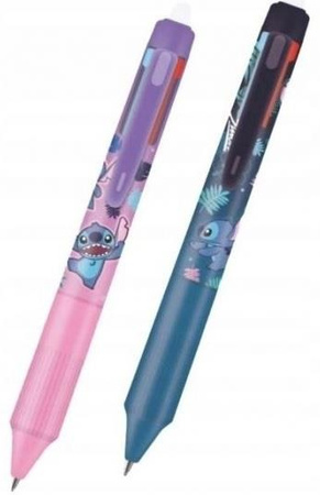 Disney Blue Długopis wymazywalny 4 W 1 AUTOMATYCZNY MULTICOLOR