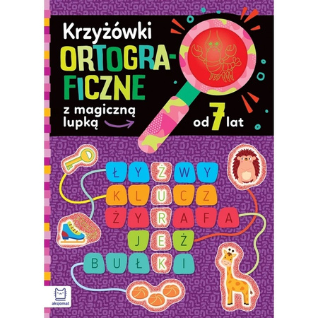 Krzyżówki ortograficzne z magiczną lupką od 7 lat
