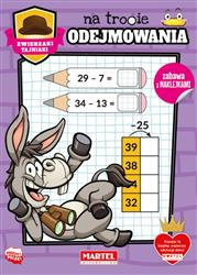 Zwierzaki tajniaki na tropie odejmowania z naklejkami