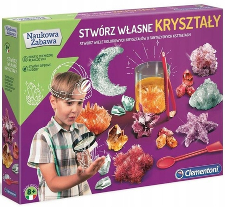 Stwórz własne kryształy Nauka i zabawa CLEMENTONI