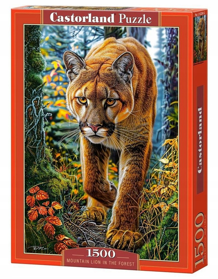 Puzzle 1500 el Mountain Lion In The Forest