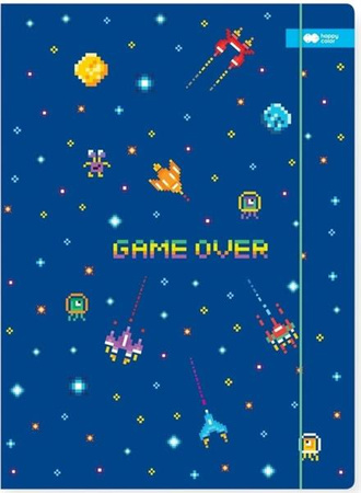 Teczka kartonowa z gumką, Pixi Planet, Statki, 24x31cm, Happy Color