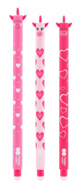 Długopis wymazywalny Uszaki Pink Unicorn 0.5mm NIEBIESKI