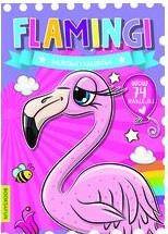 Flamingi Bajkowo i kolorowo 74 naklejki