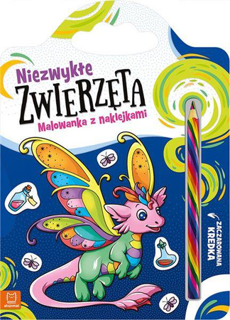 Niezwykłe zwierzęta Malowanka z naklejkami