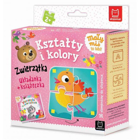 Mały miś to lubi! Kształty i kolory. Zwierzątka