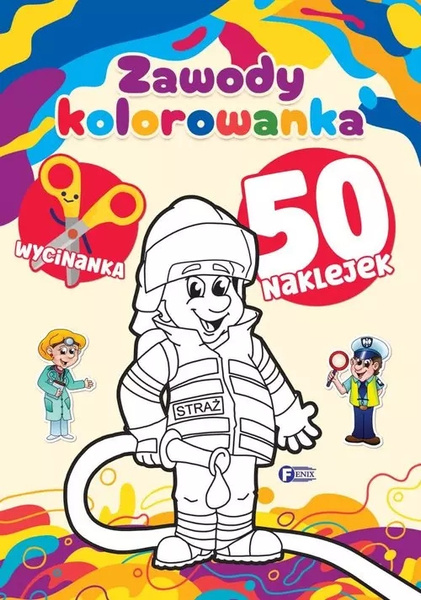 Kolorowanka zawody 50 naklejek