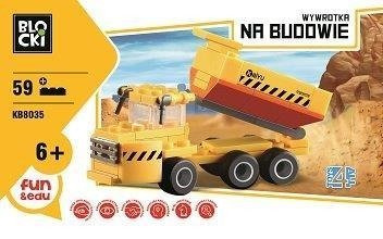 Klocki Na Budowie Wywrotka Blocki 59elem. 6+