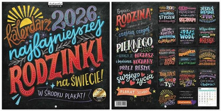 Kalendarz Classic Q TABLICA Najfajniejszej rodzinki 2026