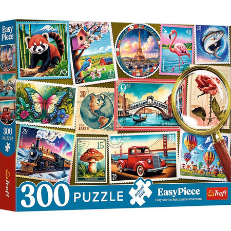 Puzzle 300 Easy Piece - Znaczki pocztowe