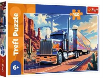 Puzzle 160 Ciężarówka w trasie