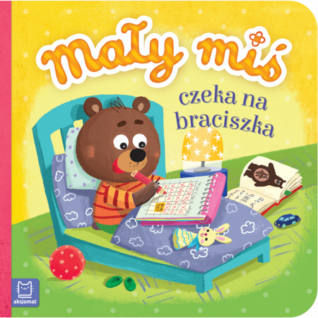 Mały miś czeka na braciszka - duży format Aksjomat