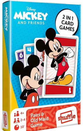 Karty do gry Czarny Piotruś i Memo Mickey Mouse i