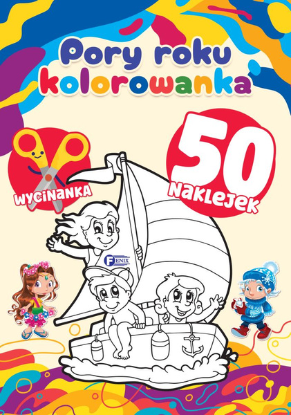 Kolorowanka pory roku 50 naklejek