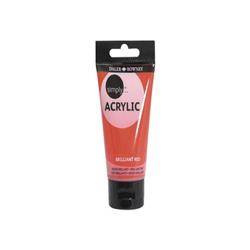 Simply acrylic brilliant red 250ml