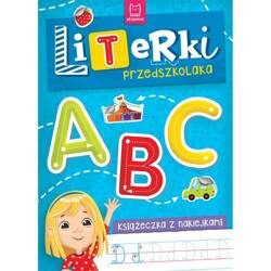 Literki przedszkolaka. Książeczka z naklejkami