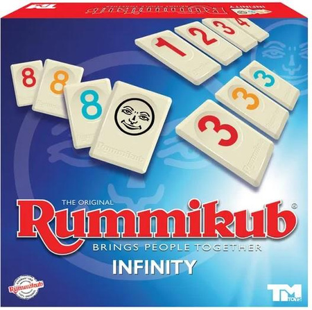Rummikub orginalna gra Infinity Standard Polski uniwersalny TM Toys