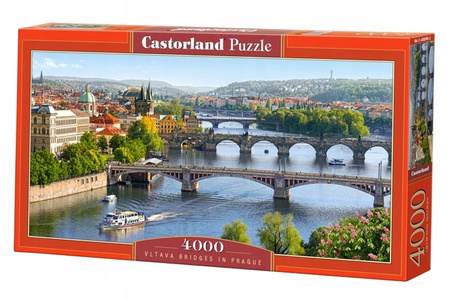 Puzzle 4000 Vltava Bridges in Prague / Mosty nad Wełtawą w Pradze