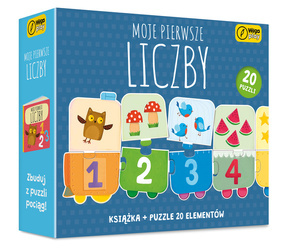Puzzle 20 elem i książka. Moje pierwsze liczby