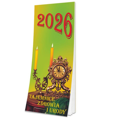 Kalendarz tygodniowy z magnesem 2026 SD 1-1 Tajemnice zdrowia i urody