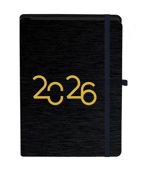 Kalendarz 2026 Black gold A5 DNS