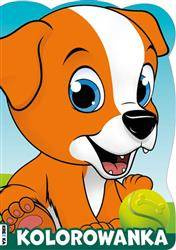 Kolorowanka wykrojnik Piesek