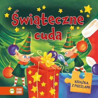 Świąteczne cuda. Książka z puzzlami