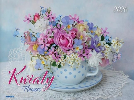 Kalendarz albumowy 2026 Kwiaty KA-8