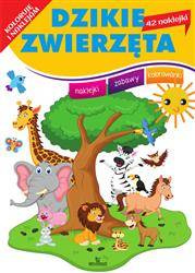 Koloruję i naklejam. Dzikie zwierzęta