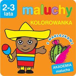 Maluchy. Kolorowanka z naklejkami 2-3 lata