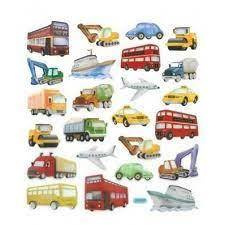 Naklejki Transport 24szt