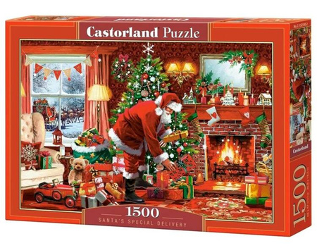 Puzzle 1500 Santa's Special Delivery / Specjalna przesyłka Mikołaja