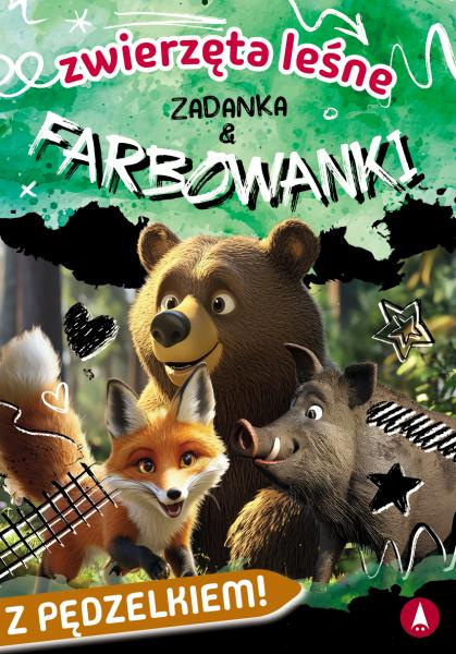 Zadanka & farbowanki. Zwierzęta leśne