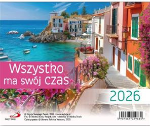 Kalendarz biurkowy 2026 Wszystko ma swój czas