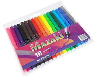 Mazaki pisaki 18 kolorów