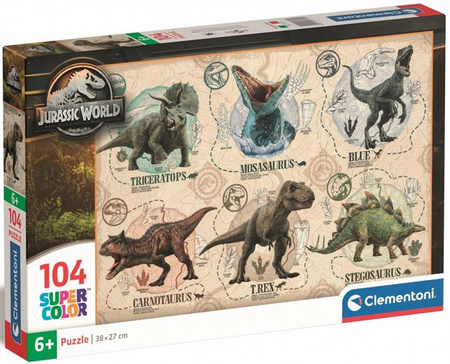Puzzle 104 elem Park jurajski 27179