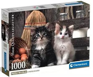 Puzzle 1000 Compact Lovely Kittens / Urocze kociaki