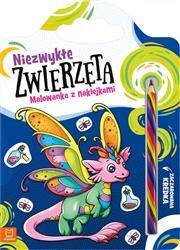 Niezwykłe zwierzęta Malowanka z naklejkami