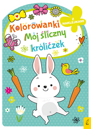 Kolorowanka z wykrojnikiem. Mój śliczny króliczek