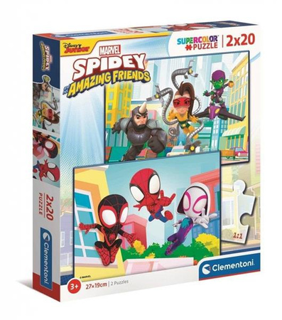 Puzzle 2x20 elem Spidey i przyjaciele 24794