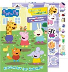 Świnka Peppa. Tatuaże i naklejki cz. 1. Ruszajmy do zabawy!